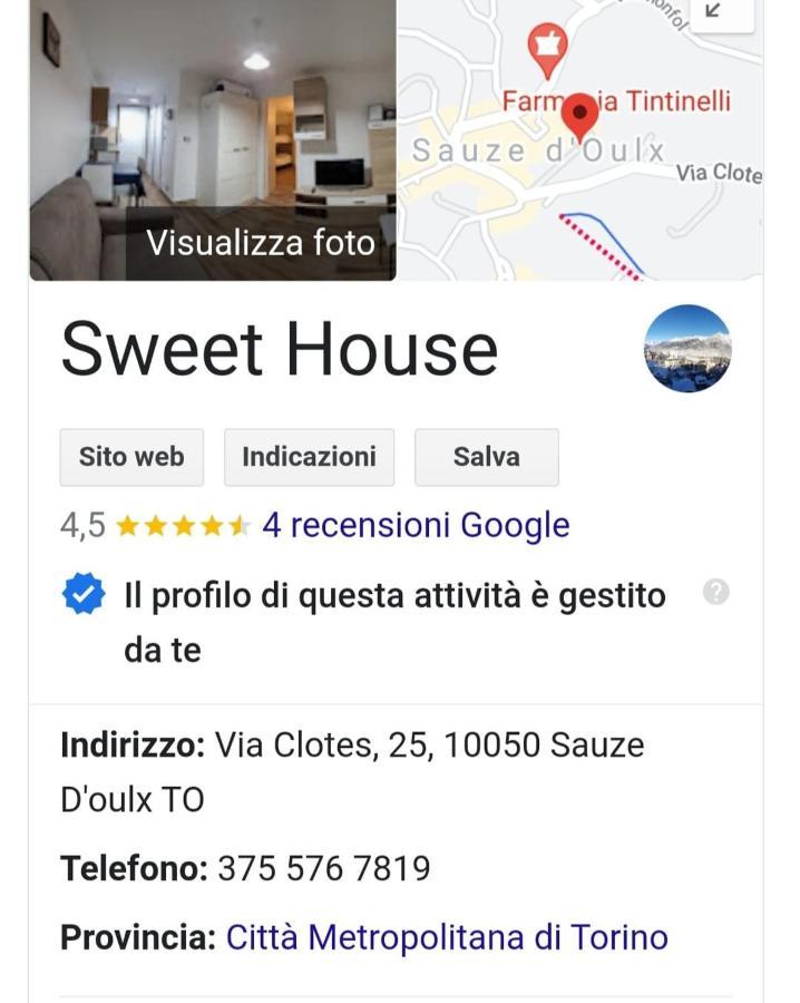 Sweet House Lejlighed Oulx Eksteriør billede
